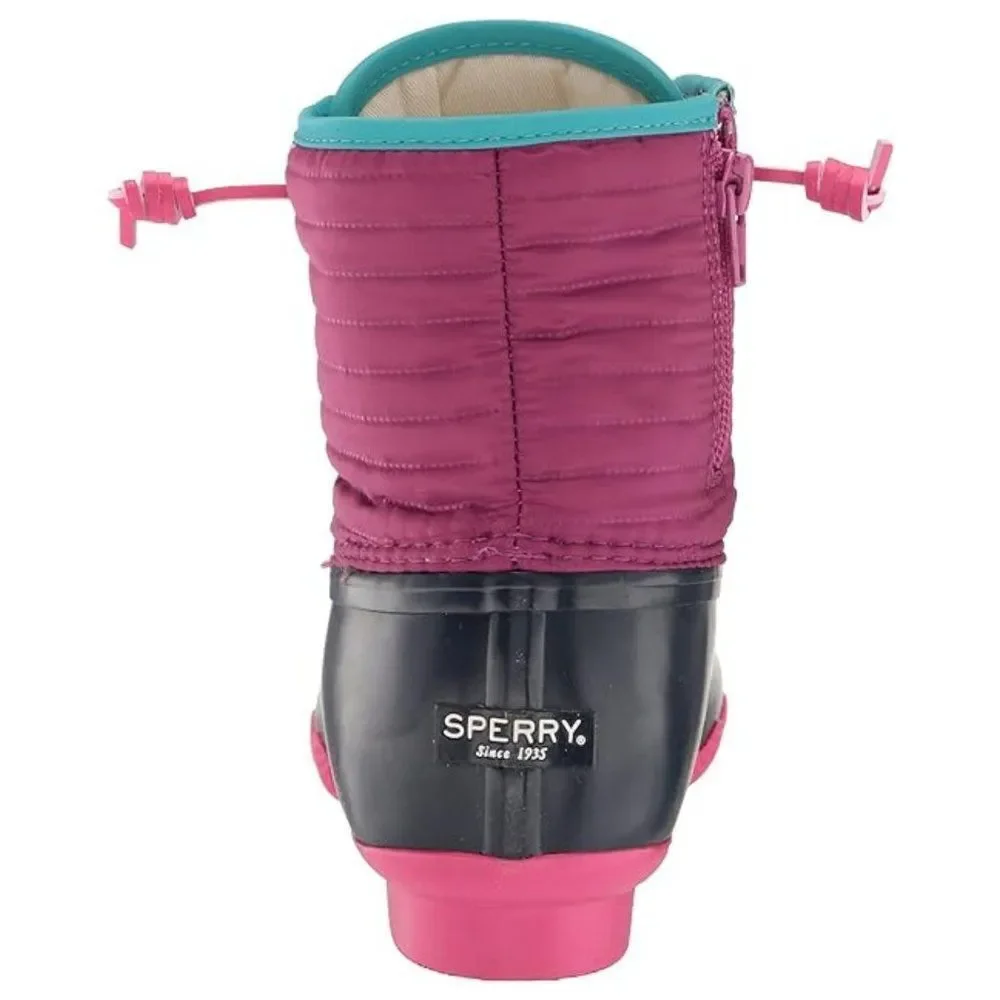 Sperry Top-Sider girls Child Saltwater Multicolor Boot Size 10 (M) NWT